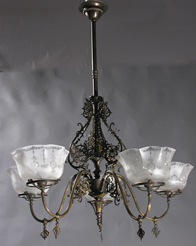 5-Light Gas Chandelier